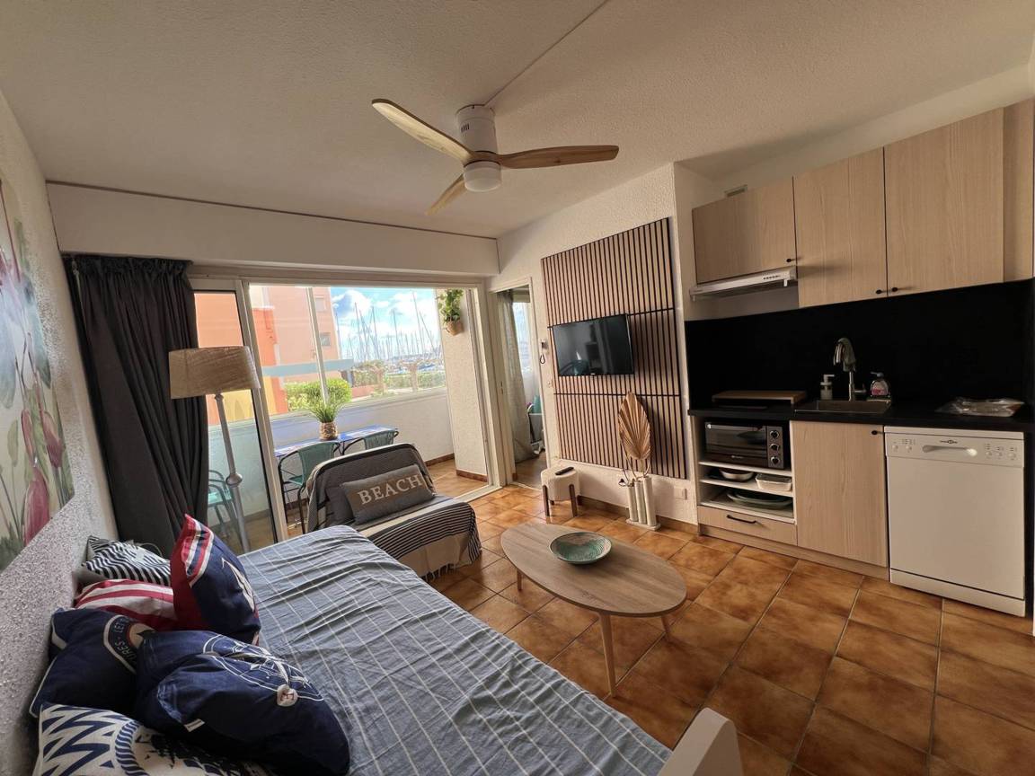 25 M² Apartament ∙ 1 Sypialnia ∙ 4 Gości - Leucate