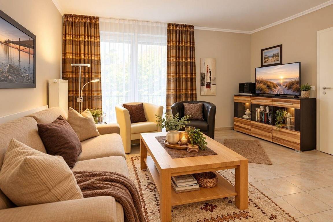 56 m&sup2; Ferienwohnung 1 Schlafzimmer 3 G&auml;ste