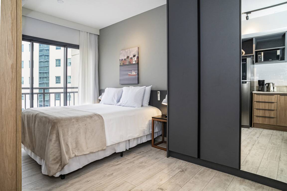 Studio Flat ∙ 1 Bedroom ∙ 2 Guests - São Paulo, Brezilya