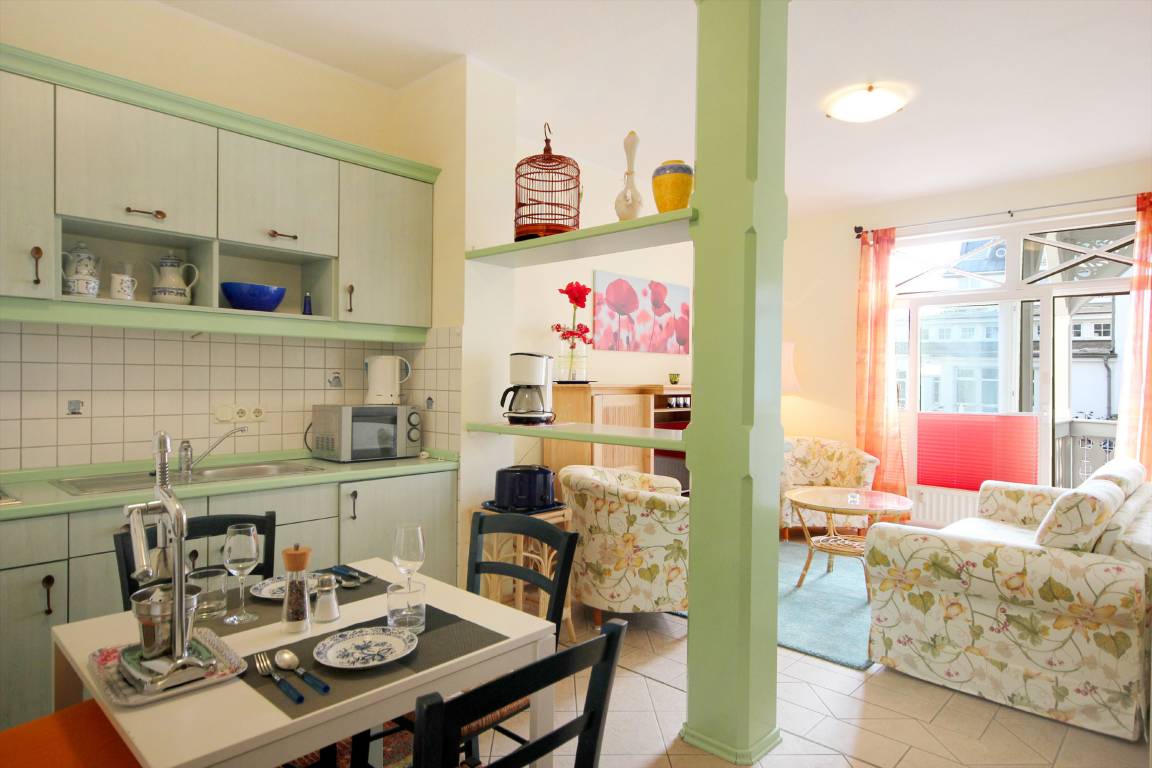 45 m² Ferienwohnung ∙ 1 Schlafzimmer ∙ 2 Gäste – Bild 4