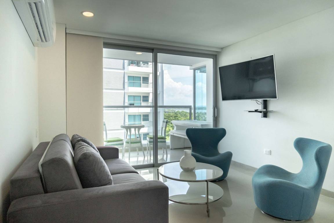 49 M² Apartment ∙ 2 Bedrooms ∙ 3 Guests - Cartagena