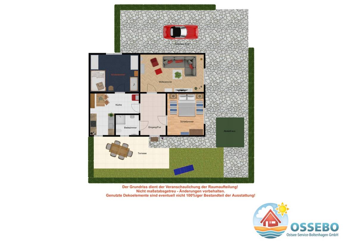55 m² Ferienhaus ∙ 3 Schlafzimmer ∙ 4 Gäste – Bild 24