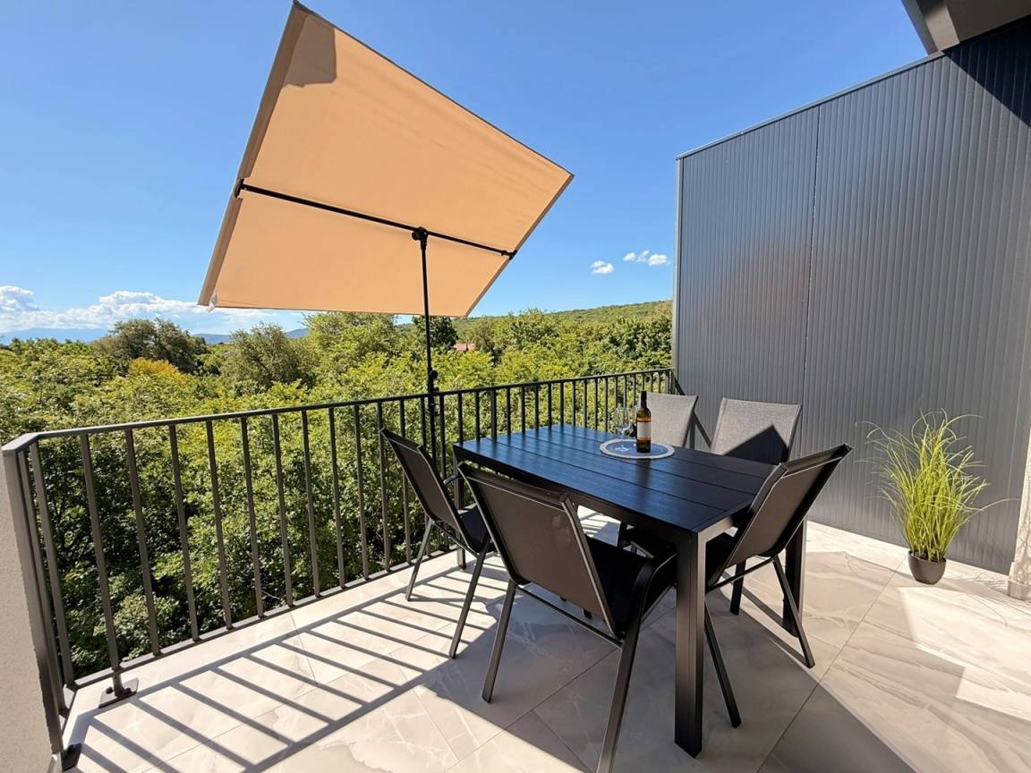 56 M² Apartment ∙ 2 Bedrooms ∙ 6 Guests - Krk, Hırvatistan