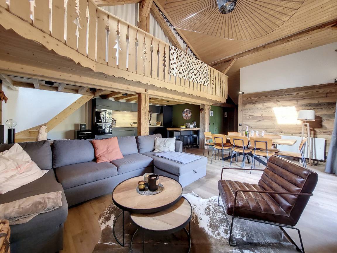100 M² Appartement ∙ 3 Chambres ∙ 8 Personnes - Les Gets