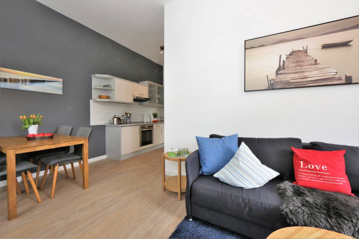 44 m² Ferienwohnung ∙ 1 Schlafzimmer ∙ 3 Gäste – Bild 3