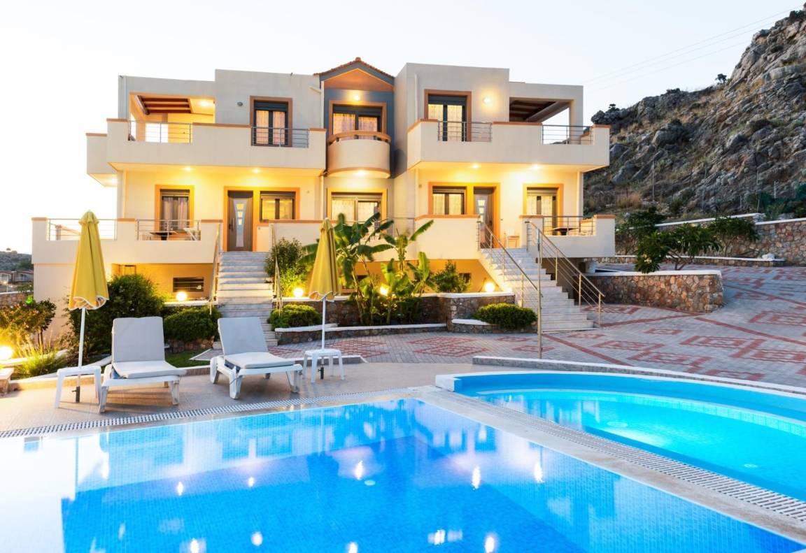 Executive Rhodes 3-Bedroom Villa Villa Seastone Private Pool Sea Views Lindos