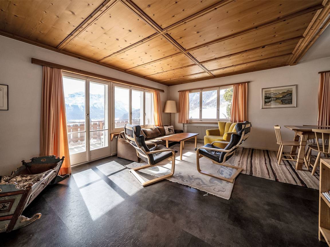 86 M² Apartment ∙ 2 Bedrooms ∙ 4 Guests - Samaden