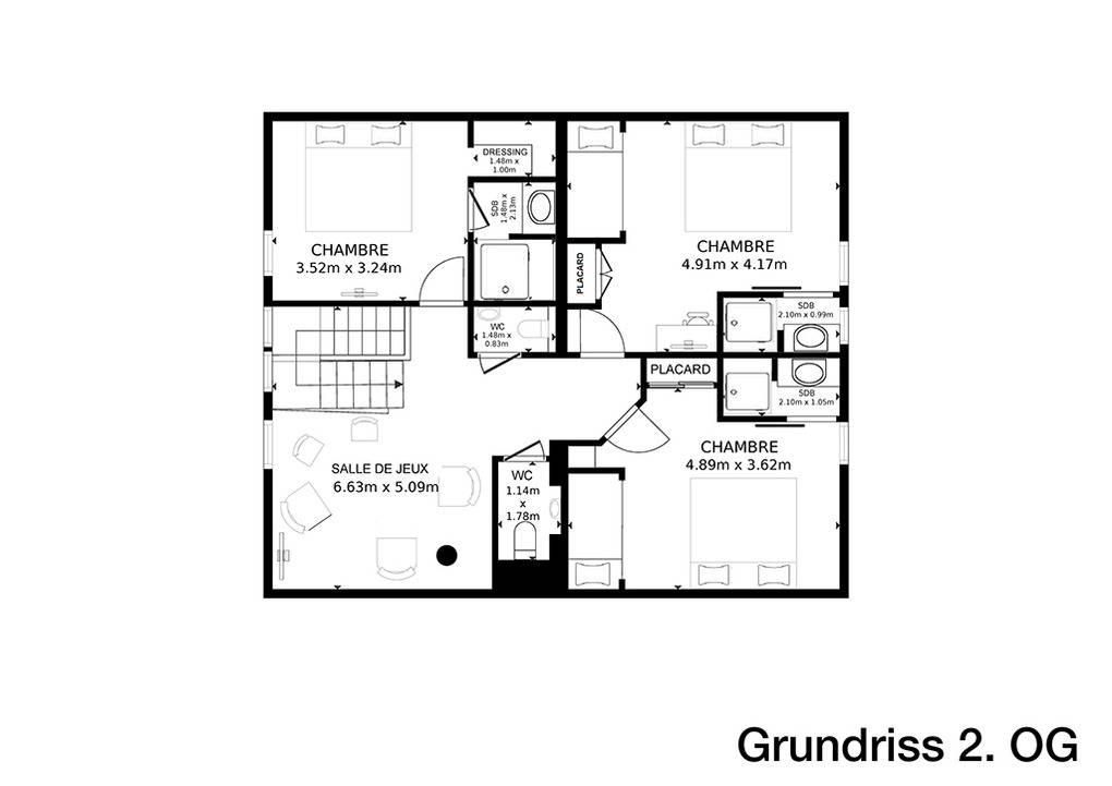 285 m² Ferienhaus ∙ 6 Schlafzimmer ∙ 14 Gäste – Bild 23