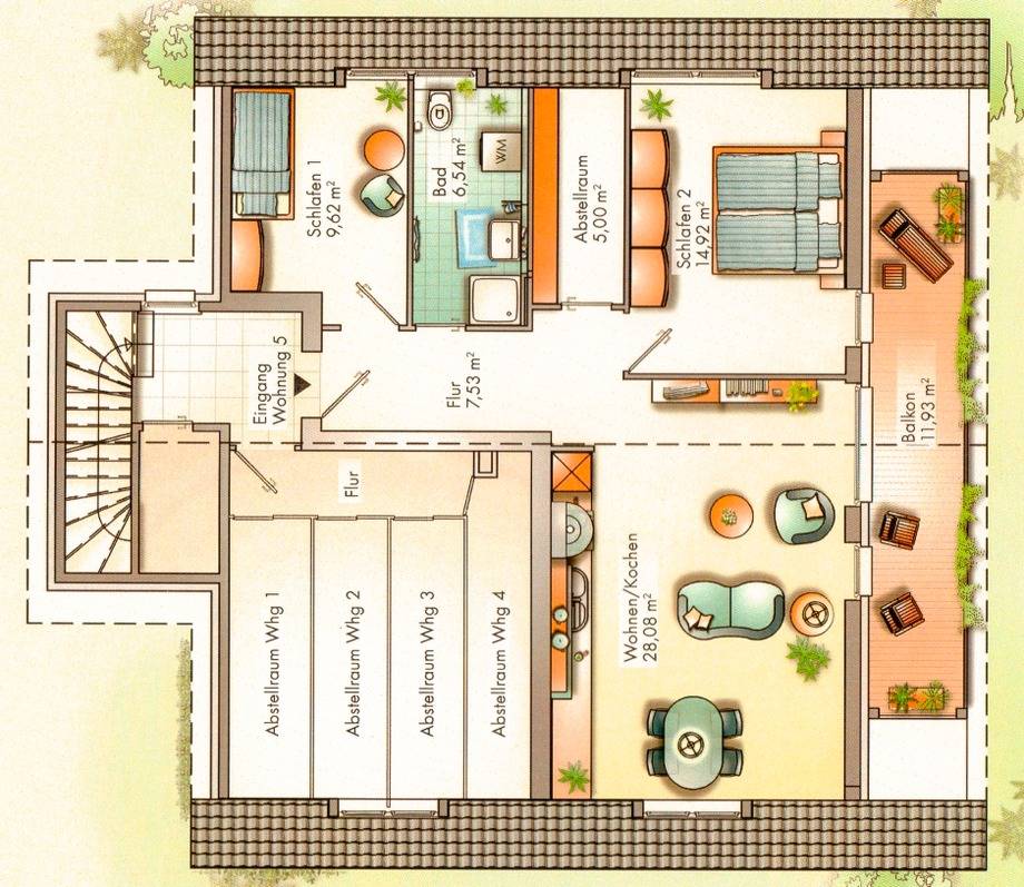 85 m² Ferienwohnung ∙ 2 Schlafzimmer ∙ 4 Gäste – Bild 10