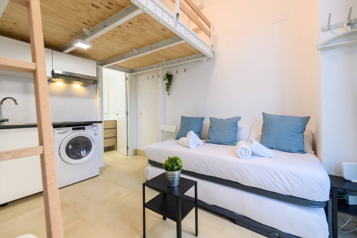 29 M² Apartamento ∙ 1 Habitación ∙ 4 Huéspedes - Madrid