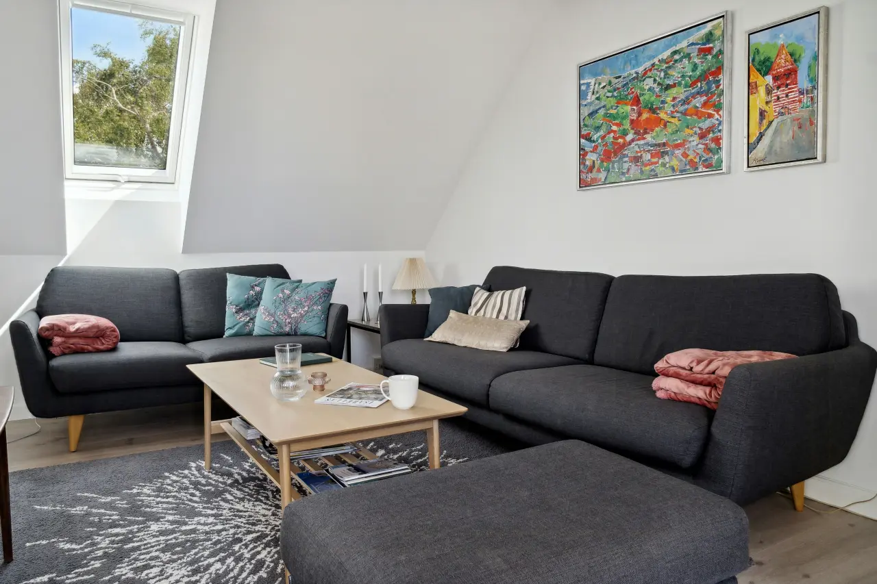 Nyd Møn fra historisk hus