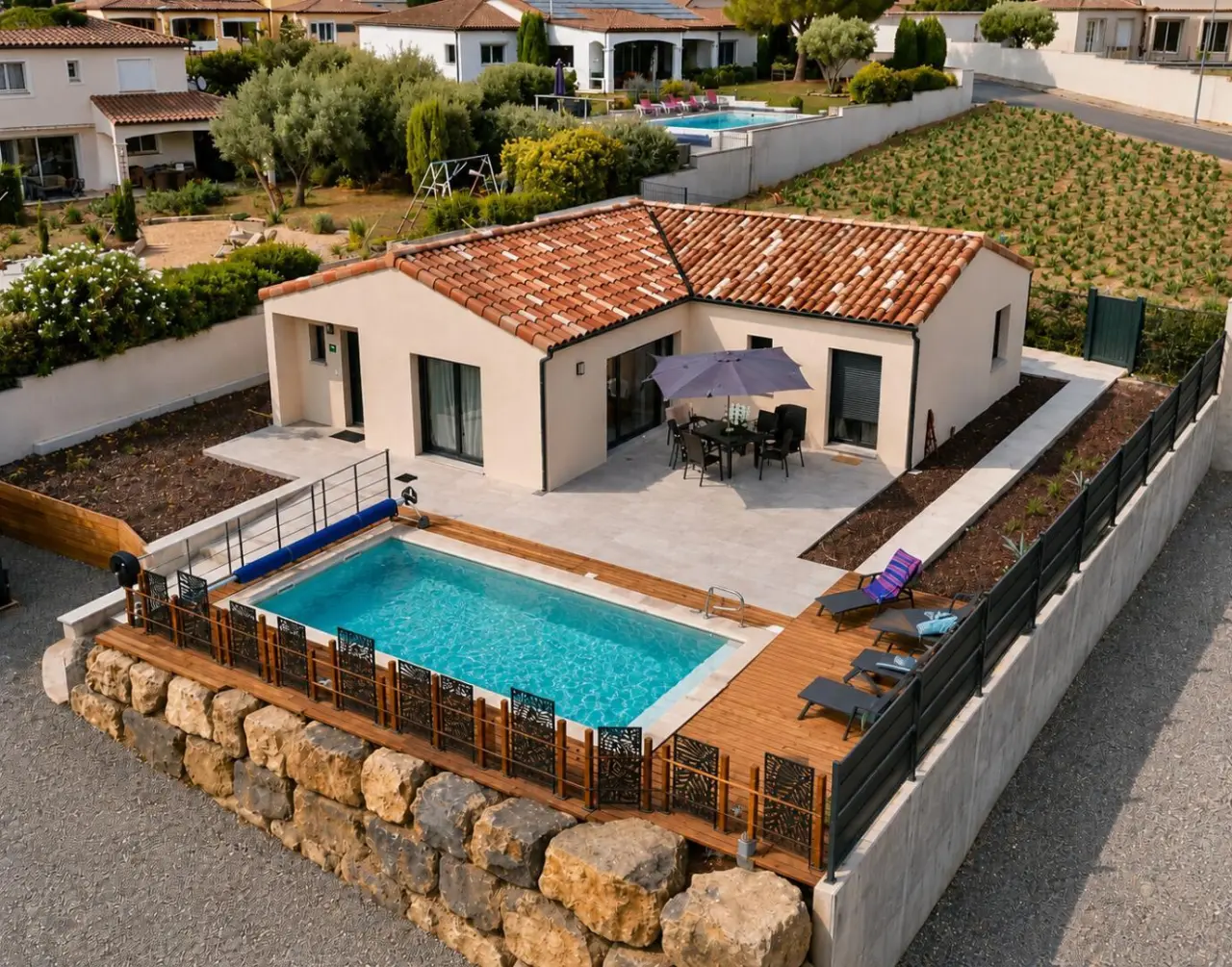 120 M² Gîte ∙ 4 Bedrooms ∙ 8 Guests - Carcassonne