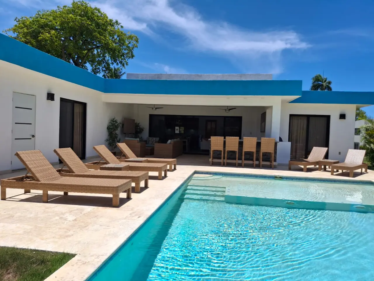 113 M² Villa ∙ 3 Habitaciones ∙ 6 Huéspedes - Cabarete