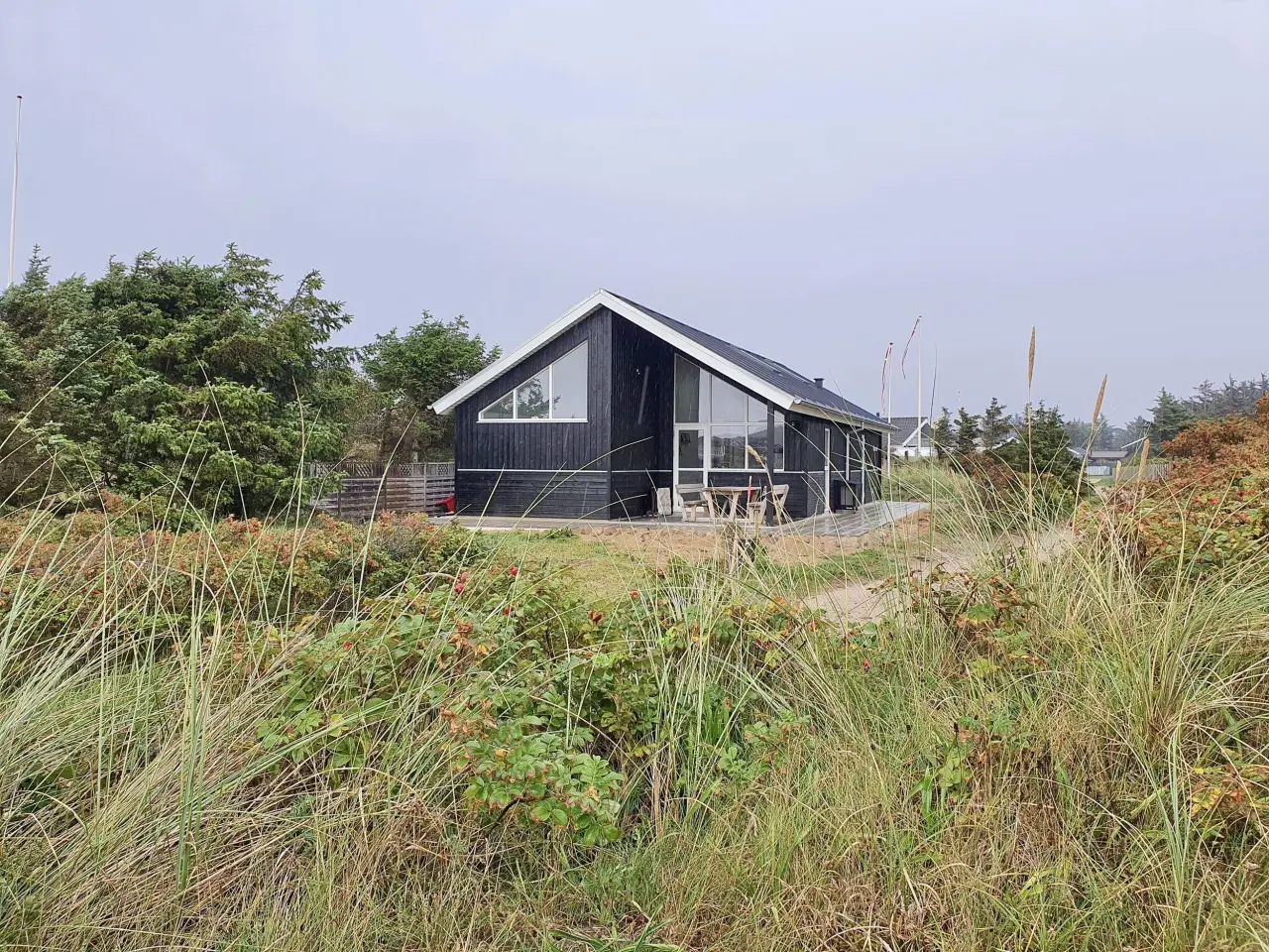Ferienhaus mit Whirlpool, zwei Terrassen und zwei Bädern