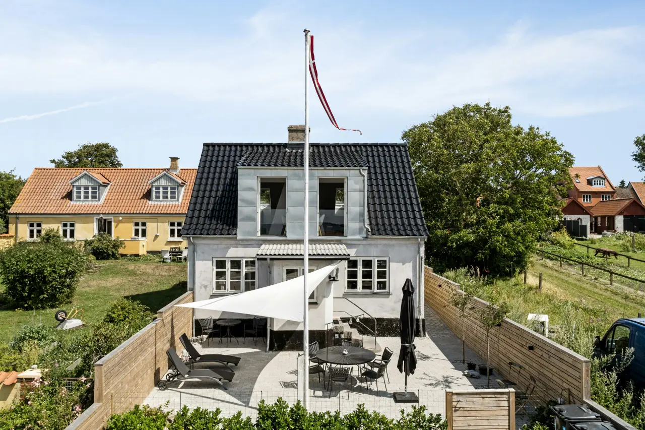 Nyd Møn fra historisk hus