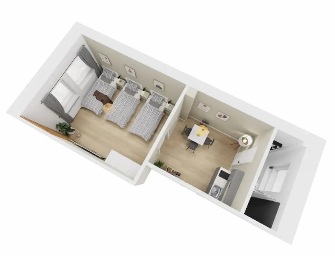 31 M² Apartamento ∙ 1 Habitación ∙ 3 Huéspedes - Essen