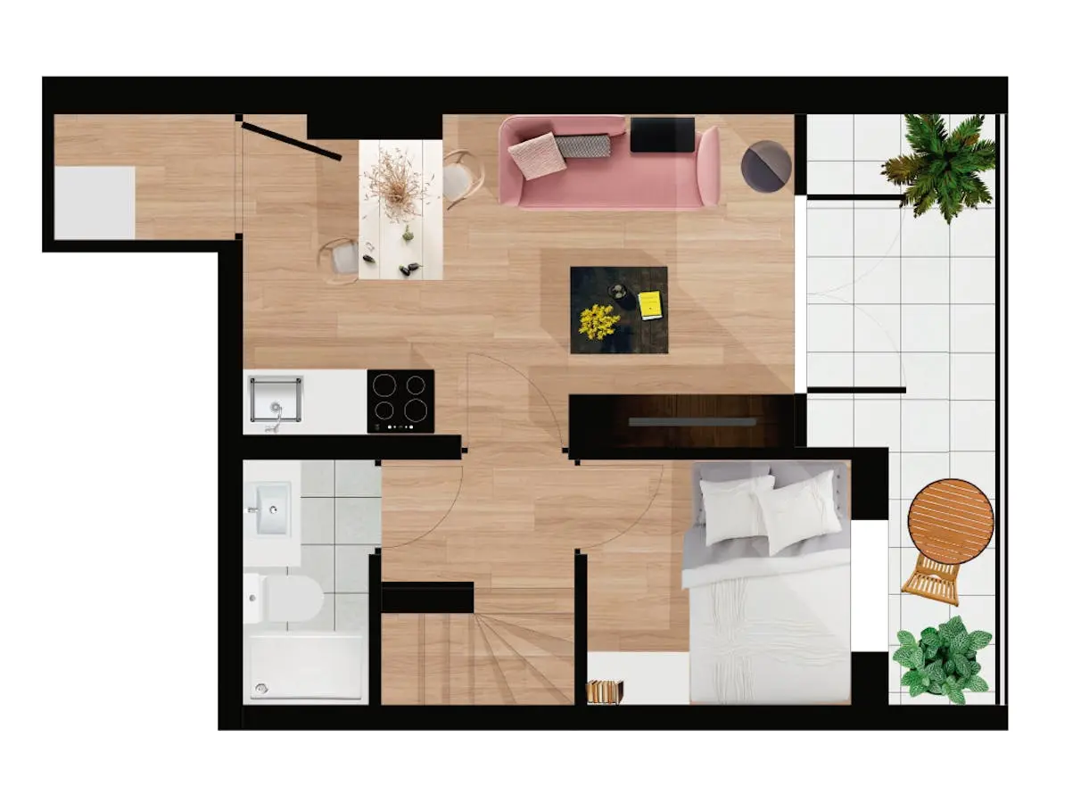 28 M² Apartment ∙ 1 Guest - Rotterdam