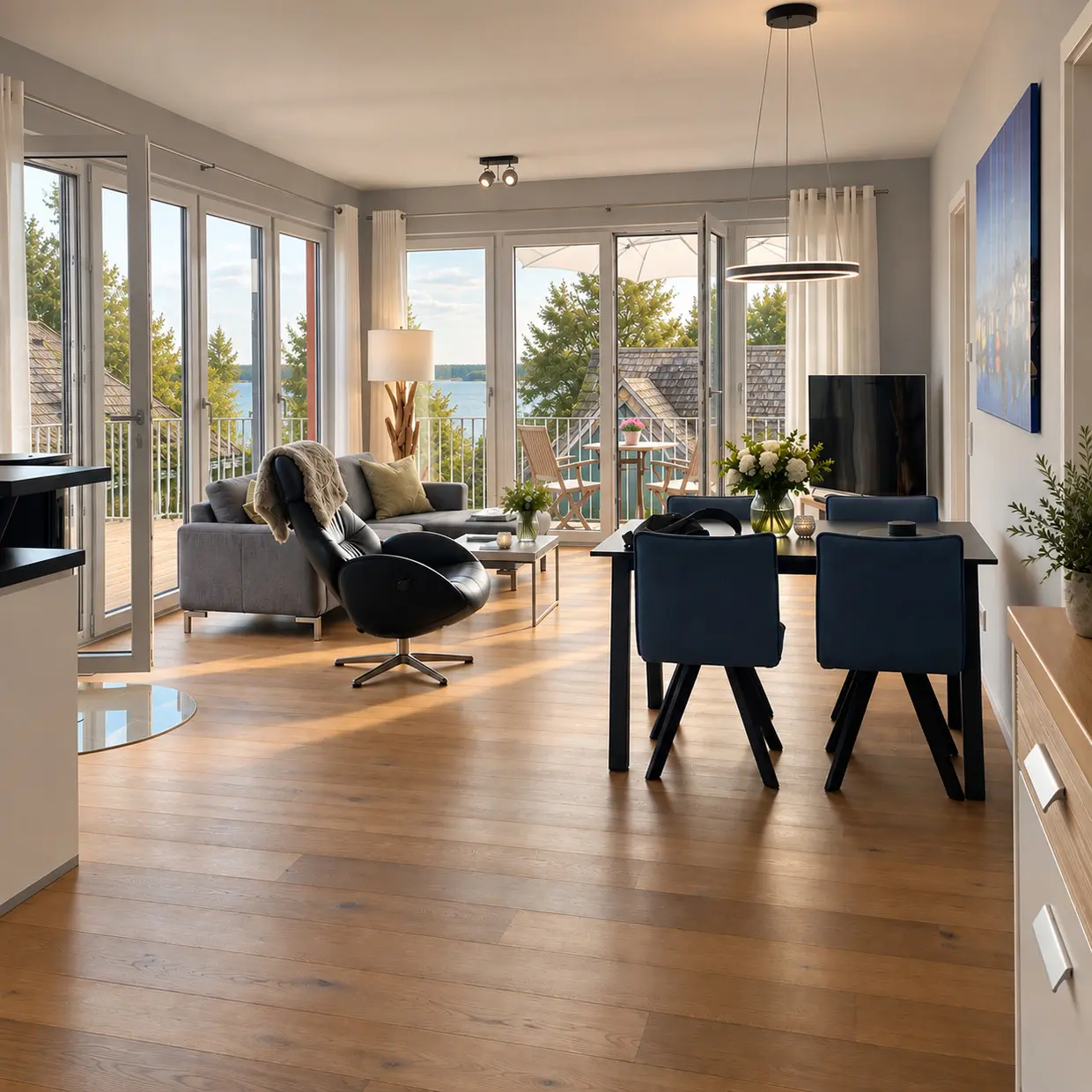 108 m&sup2; Ferienwohnung 2 Schlafzimmer 4 G&auml;ste