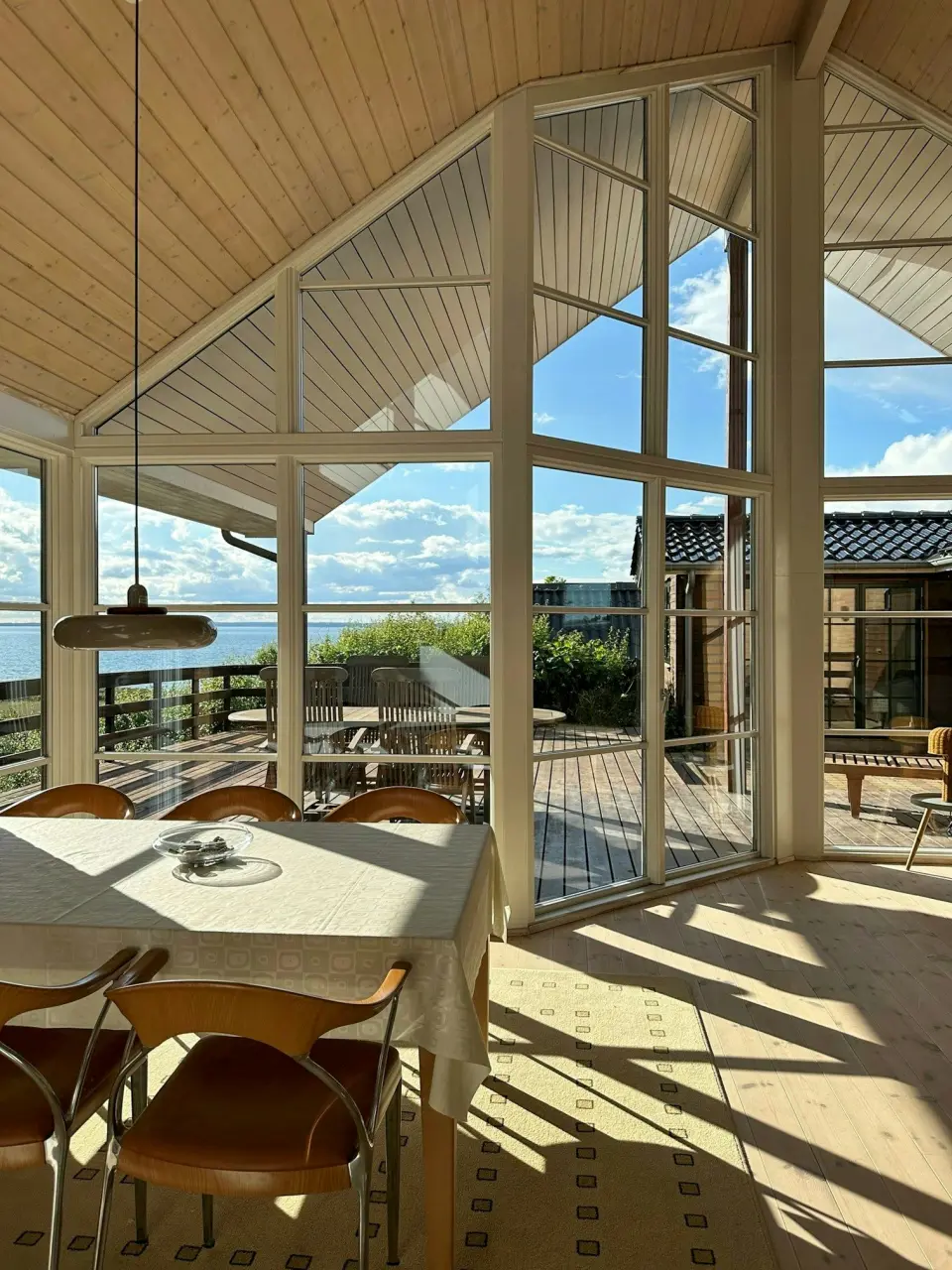 Sommerhus med udsigt og strand ved Bogense