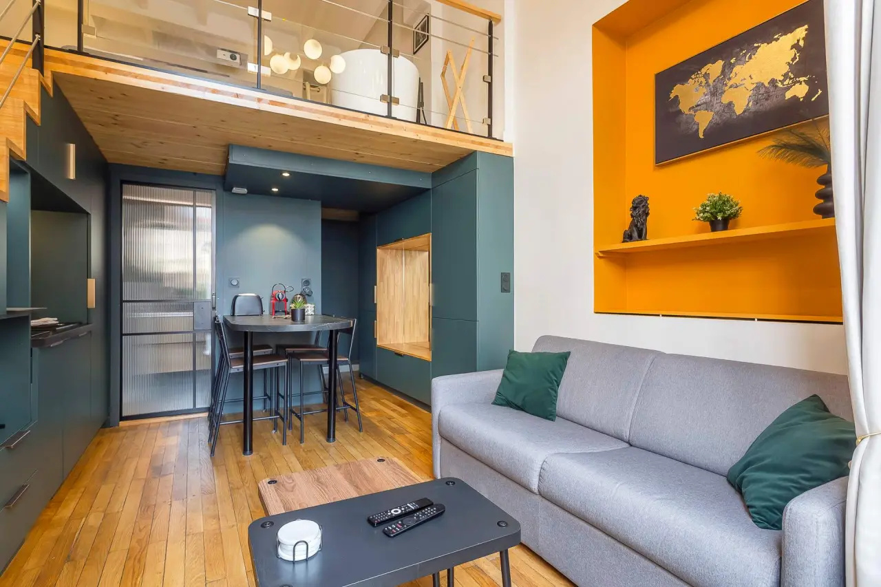 37 M² Appartement ∙ 1 Chambre ∙ 2 Personnes - Gare de Lyon-Perrache