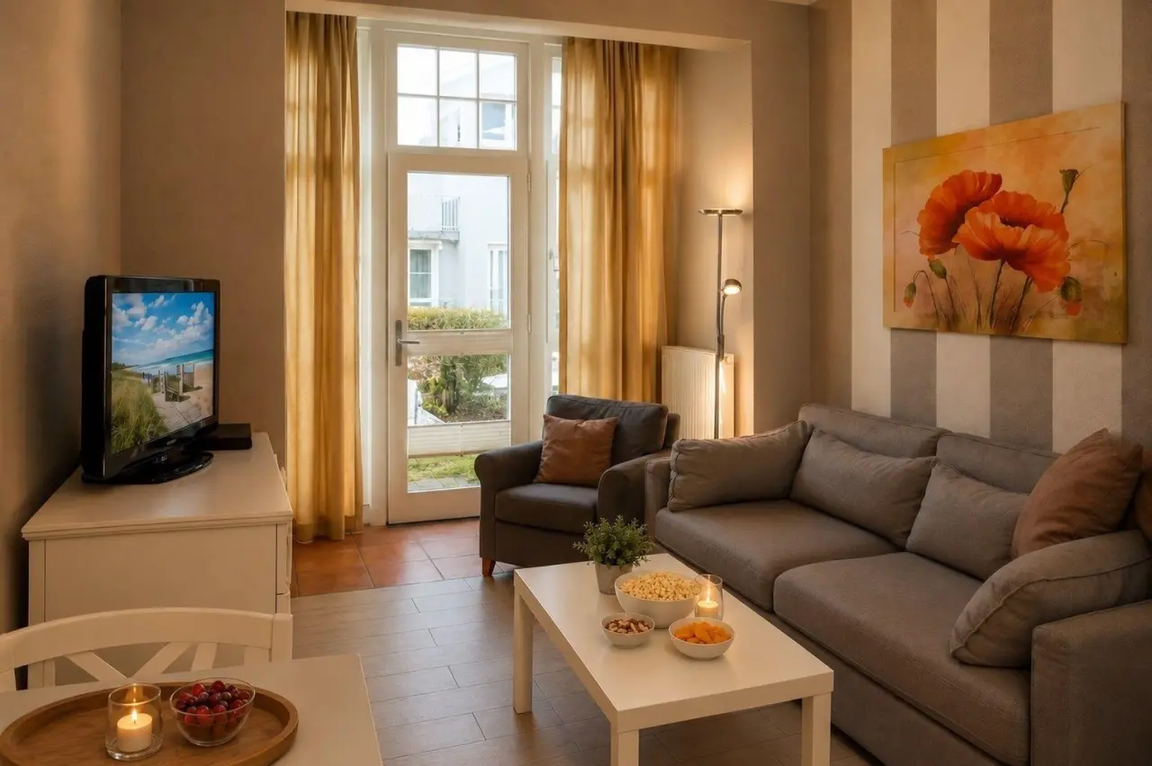 44 m&sup2; Ferienwohnung 1 Schlafzimmer 4 G&auml;ste