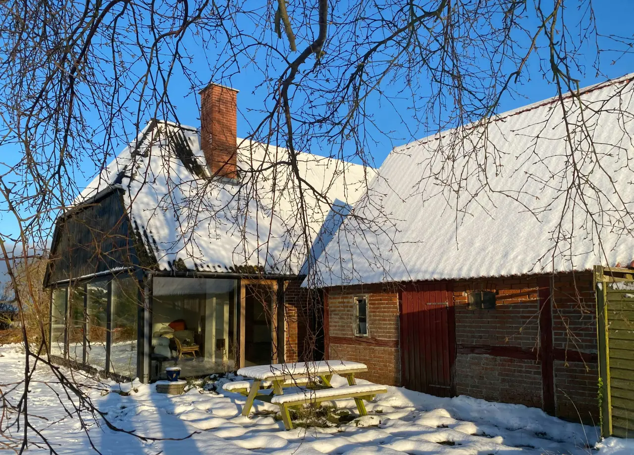 Bindingsværkshus med havudsigt i Guldborg