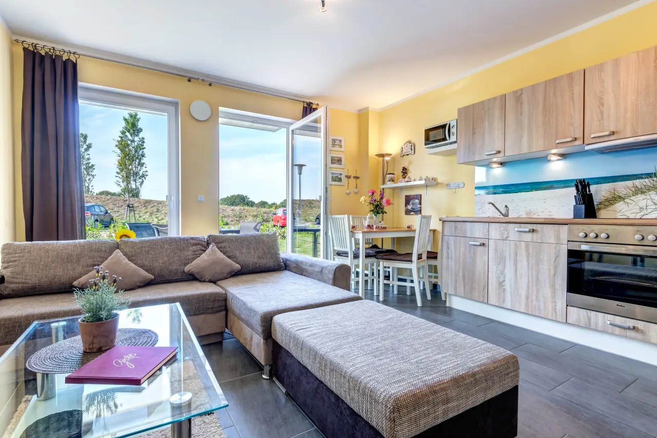 60 m&sup2; Ferienwohnung 2 Schlafzimmer 4 G&auml;ste