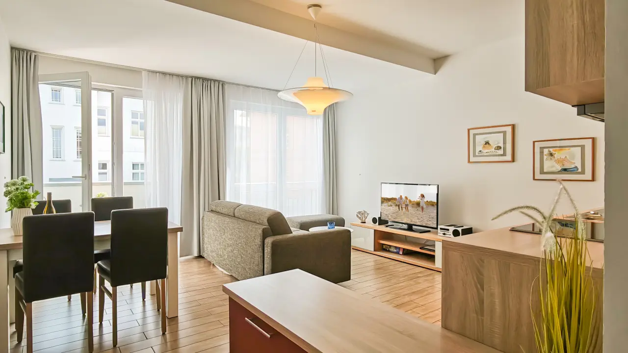 44 m&sup2; Ferienwohnung 1 Schlafzimmer 4 G&auml;ste