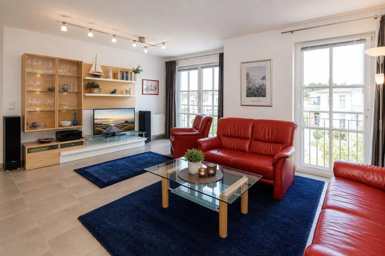 70 m&sup2; Ferienwohnung 2 Schlafzimmer 4 G&auml;ste