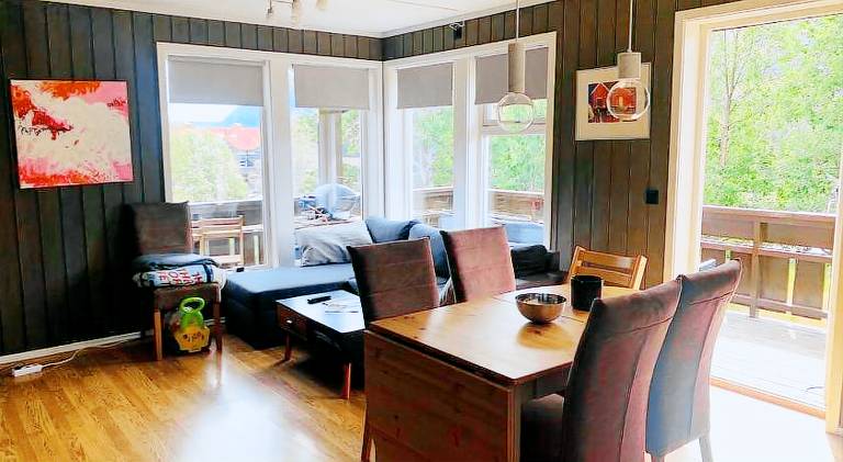 Holiday apartment with terrace & barbecue in Hemsedal