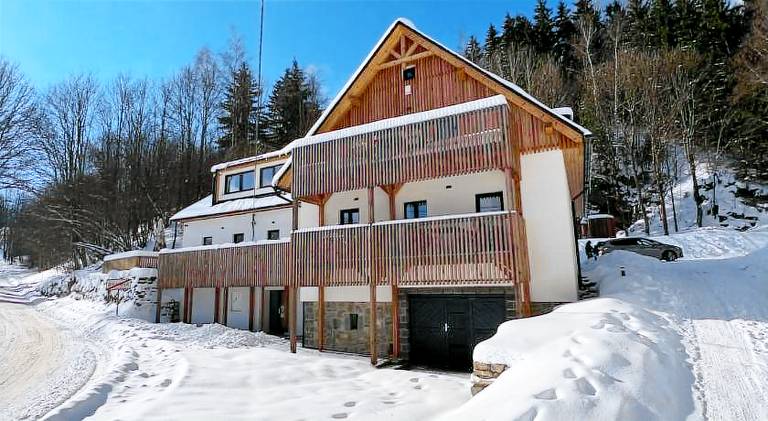 Lovely serviced apartment with terrace, jacuzzi & yard | Pets are welcome in Olomouc