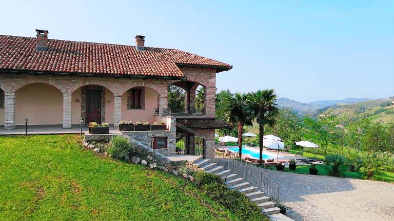 Vineyard oasis in Piedmont near Alba