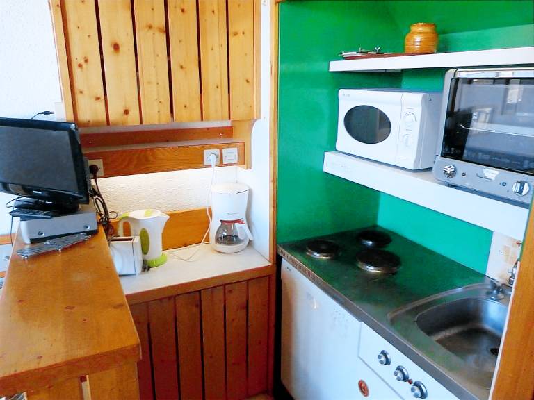 200m from resort center, 5th floor, tv, 35m², Les Arcs — photo 5