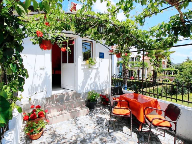 Ferienwohnung mit Hund in Poreč f&uuml;r max. 2 Personen