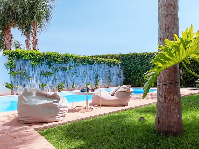 Child-friendly villa with garden, private pool & hot tub | Pool view | Next to the beach | Pets are welcome — photo 3