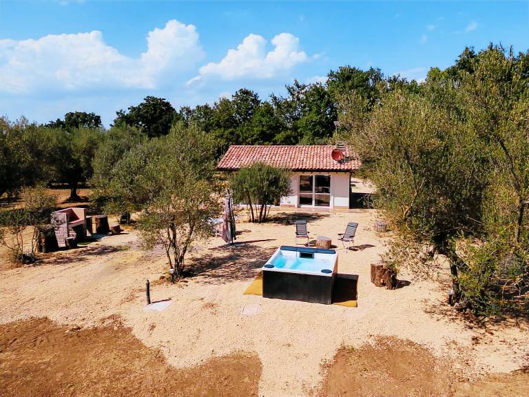 Vacation home with grill, yard & heated pool | Nature view — photo 4