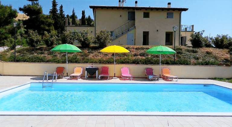 Farm with patio, pool & garden in Teramo