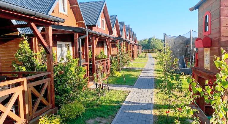 Pod Debami Wicie- domki drewniane nad morzem in Darlowo
