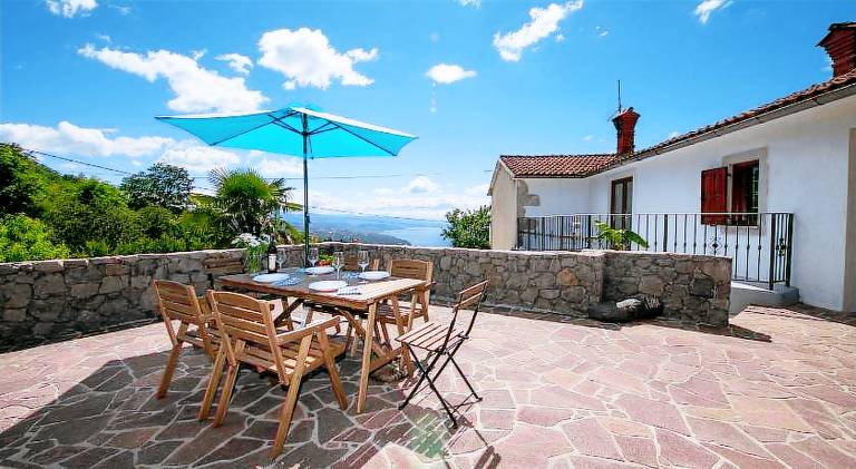 Rental apartment with pool | Pets allowed in Opatija