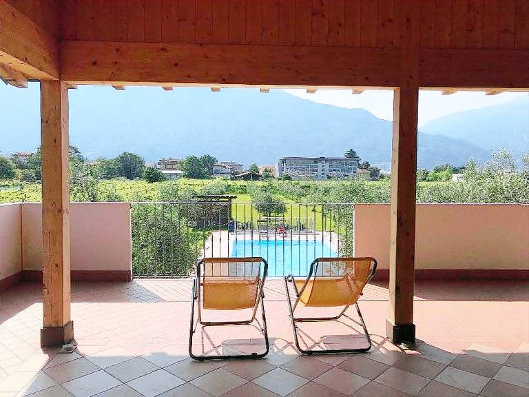 Maso Bergot: Appartamento 60mq con grande terrazza coperta - Apartment m2 60 with big covered terrace — photo 3
