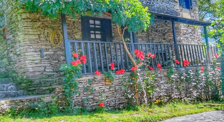 House with BBQ, garden & patio in Viseu