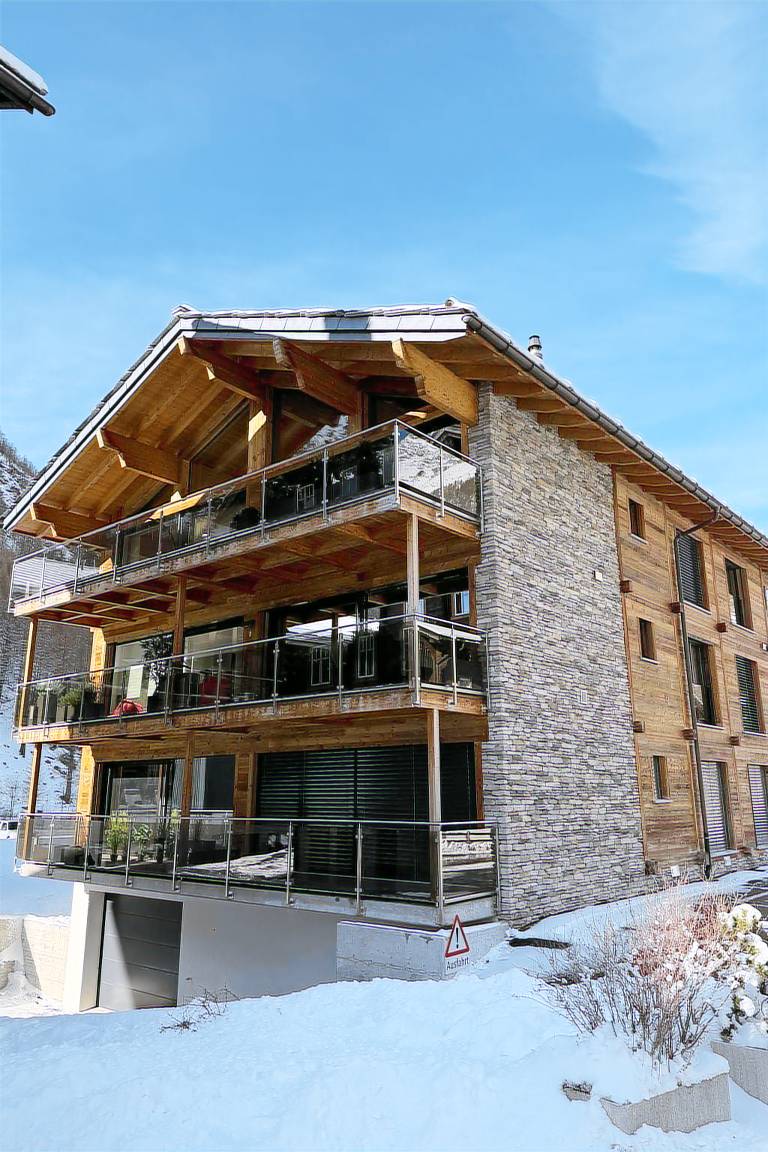 Ferienwohnung in Saas-Almagell für max. 4 Personen