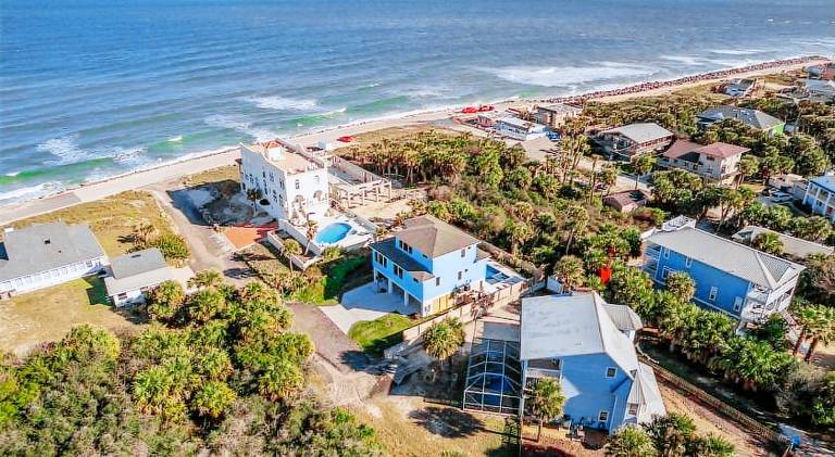Ocean & Intracoastal Views Quiet Crescent Beach Home Sleeps 12 in St. Augustine, FL