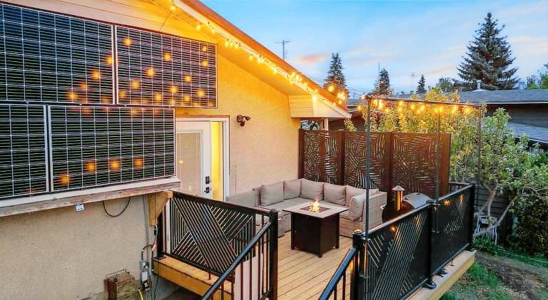 House with grill & yard in Edmonton, AB