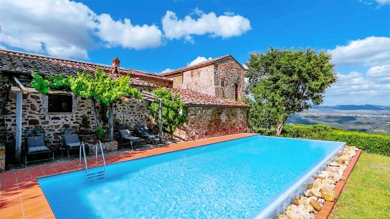 Ferienhaus mit Hund in Castelnuovo Berardenga fuer max. 10 Personen