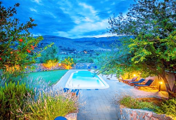 Family-oriented villa with private pool, jacuzzi & yard | Mountain view | Pet-friendly in Omis