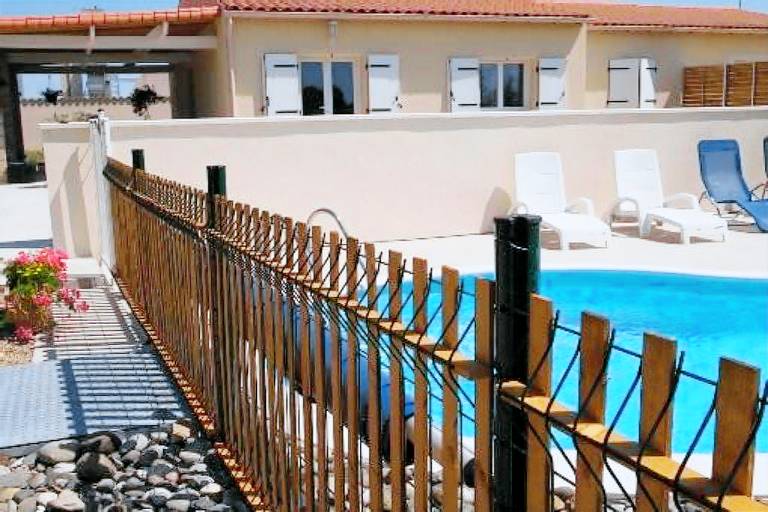 Family-oriented vacation home with garden, barbecue & private pool | Pool view | Pets allowed — photo 3