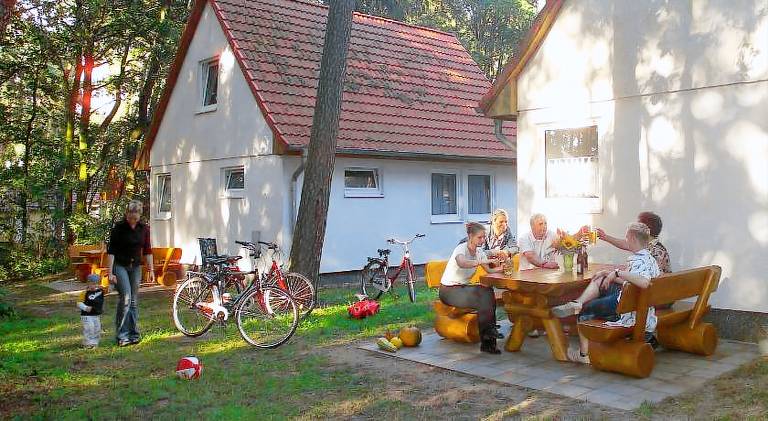 House with patio, sauna & garden in Schwerin
