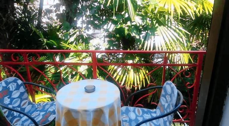 Romantic room with balcony in Lovran