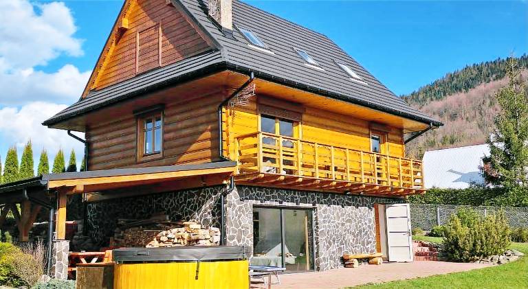 Domek w stylu alpejskim Zawoja